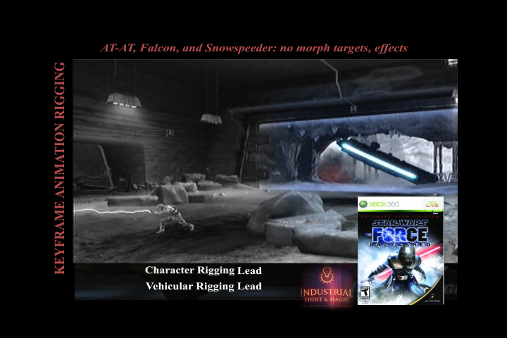 The Falcon. Rigged to handle effects.