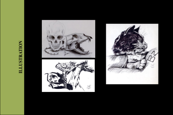 Illustrations done as an amateur at The Central Ohio Art Academy (COAA)