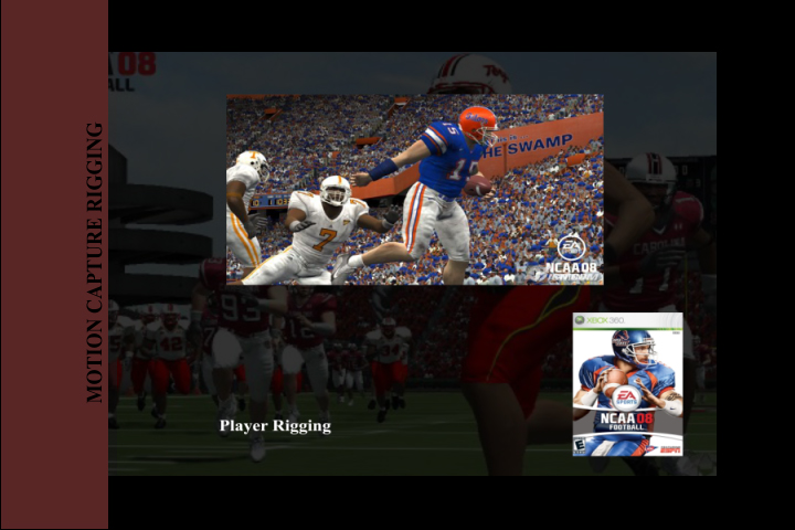 NCAA Football 08: player rigging