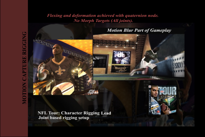 NFL Tour lead rigging