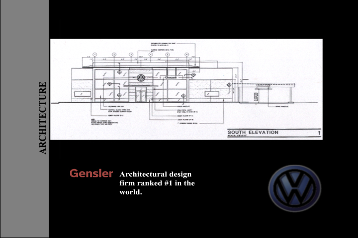 Construction Documentation Voldswagen: Front Elevation